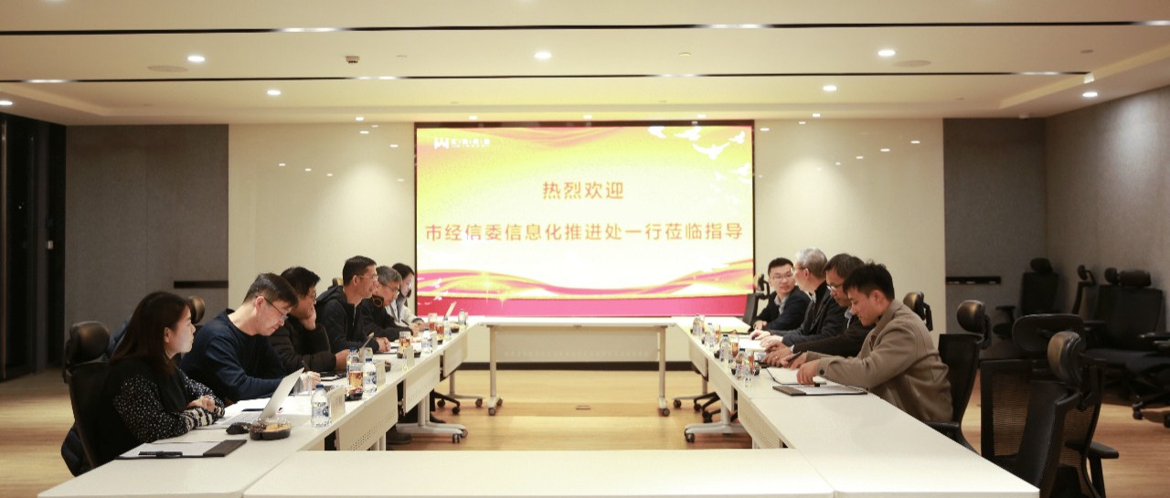 上海市经信委信息化推进处莅临汇纳科技调研指导